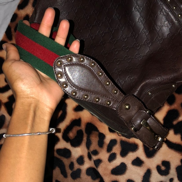 SALE!Authentic Gucci leather small GG shoulder bag - Picture 5 of 6